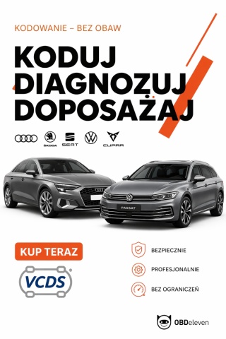Zeszyt kodowań i adaptacji VCDS - PREMIUM (20mb) + MQBevo SFD - 2024 (E-Book)
